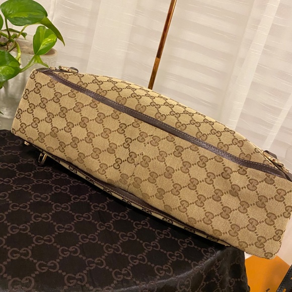 Authentic Gucci vintage canvas top handle tote bag - Picture 6 of 12